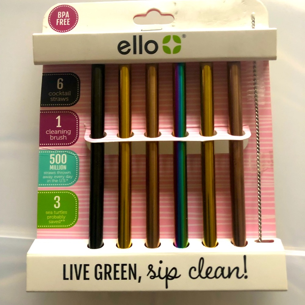 ♻️ Ello Reusable Cocktail Straws